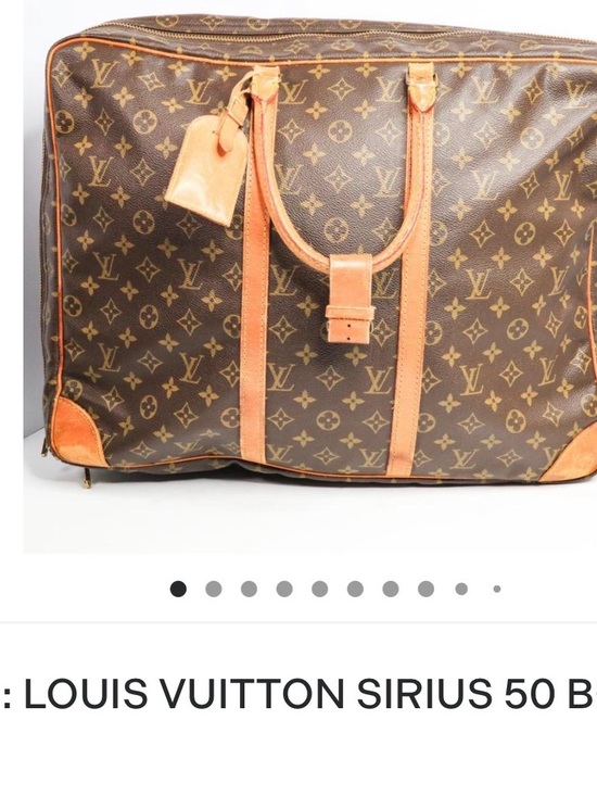 Louis Vuitton Other - Louis Vuitton Monogram Sirius 50 Boston Bag in Brown and Tan